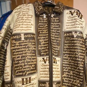 Men’s Al Wissam Sz. 60 Amendment leather jacket